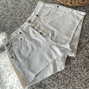 Citizens of humanity white Jean shorts 100% cotton